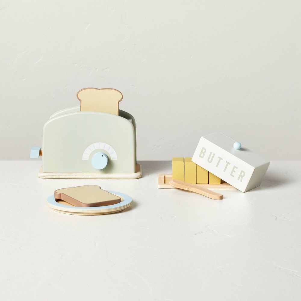 Toaster & Food Playset 11pc, Wood & Metal - Hearth & Hand Magnolia, Target